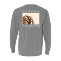 AL - Southern Saturdays Elephant Long Sleeve Pocket Tee